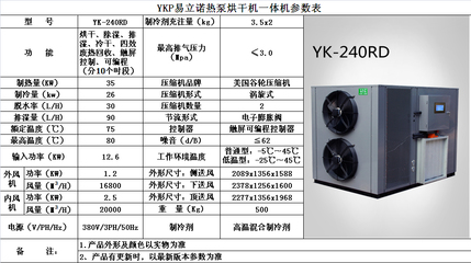 YK-240RD-腊肠空气能智能热泵烘干机_厂家直销-广州易科热泵烘干设备科技